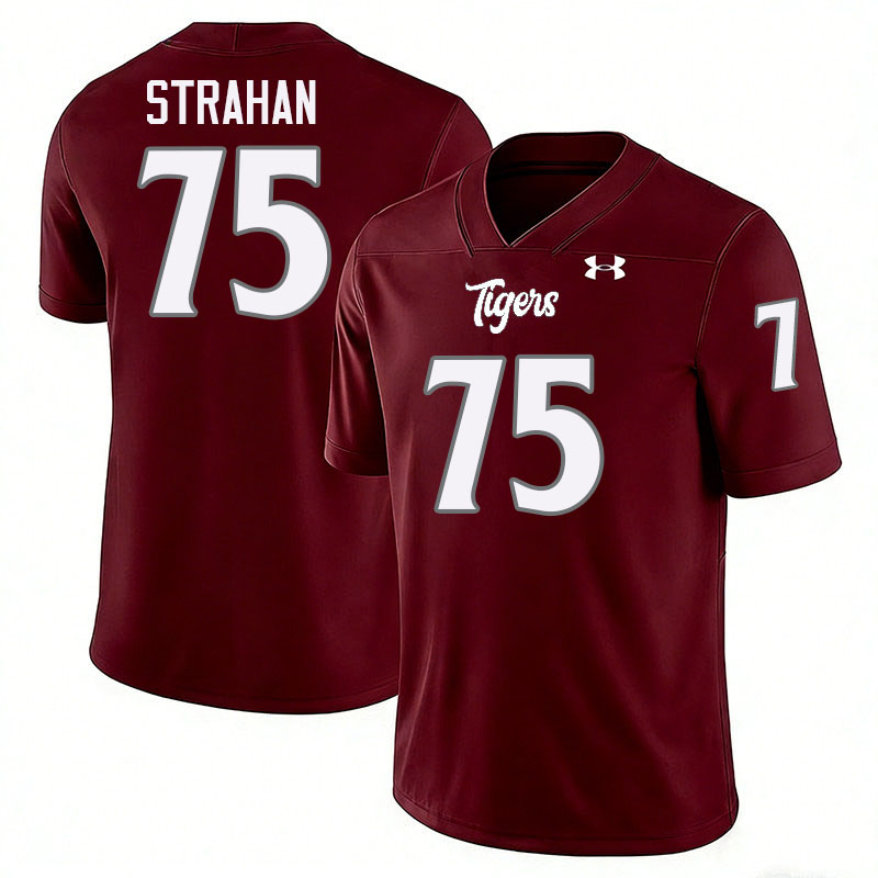Texas Southern Tigers #75 Michael Strahan College Football Jersey,Uniforms Stitched-Maroon